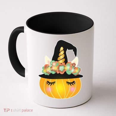 Halloween Uni-Pumpkin Sparkly Cute Coffee Mug