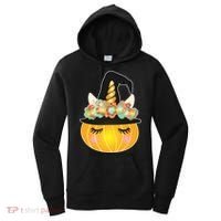 Halloween Uni-Pumpkin Sparkly Cute Women's Hoodie thumb 0