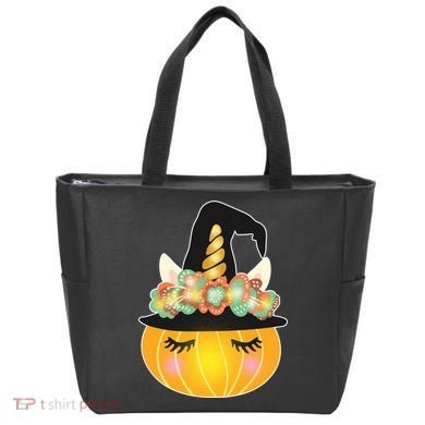 Halloween Uni-Pumpkin Sparkly Cute Tote Bag