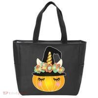 Halloween Uni-Pumpkin Sparkly Cute Tote Bag thumb 0