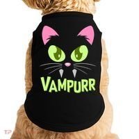 Halloween Vampurr Funny Cat Doggie Tank thumb 0