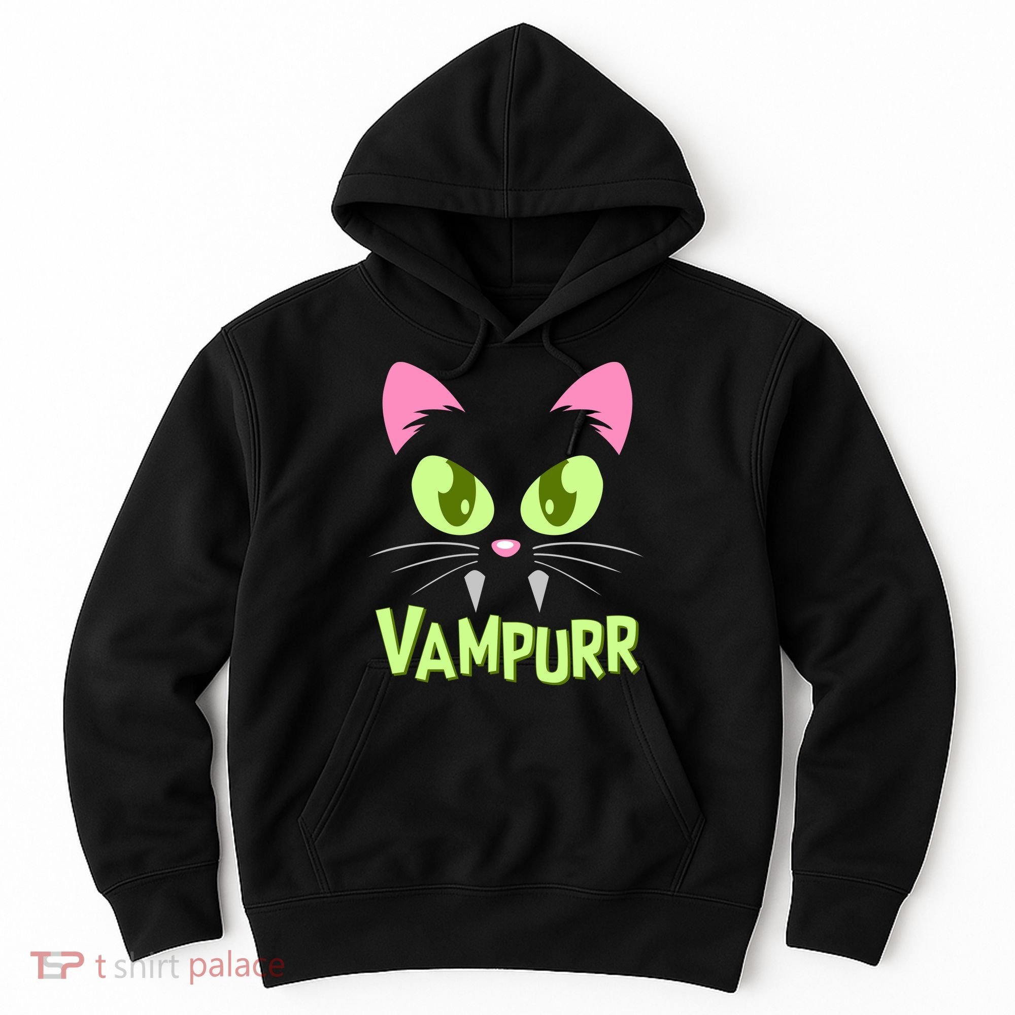 Halloween Vampurr Funny Cat Hoodie
