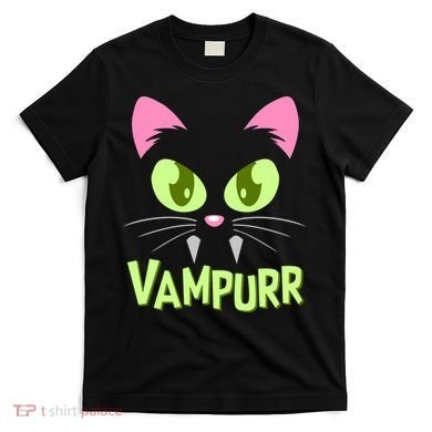 Halloween Vampurr Funny Cat T-Shirt