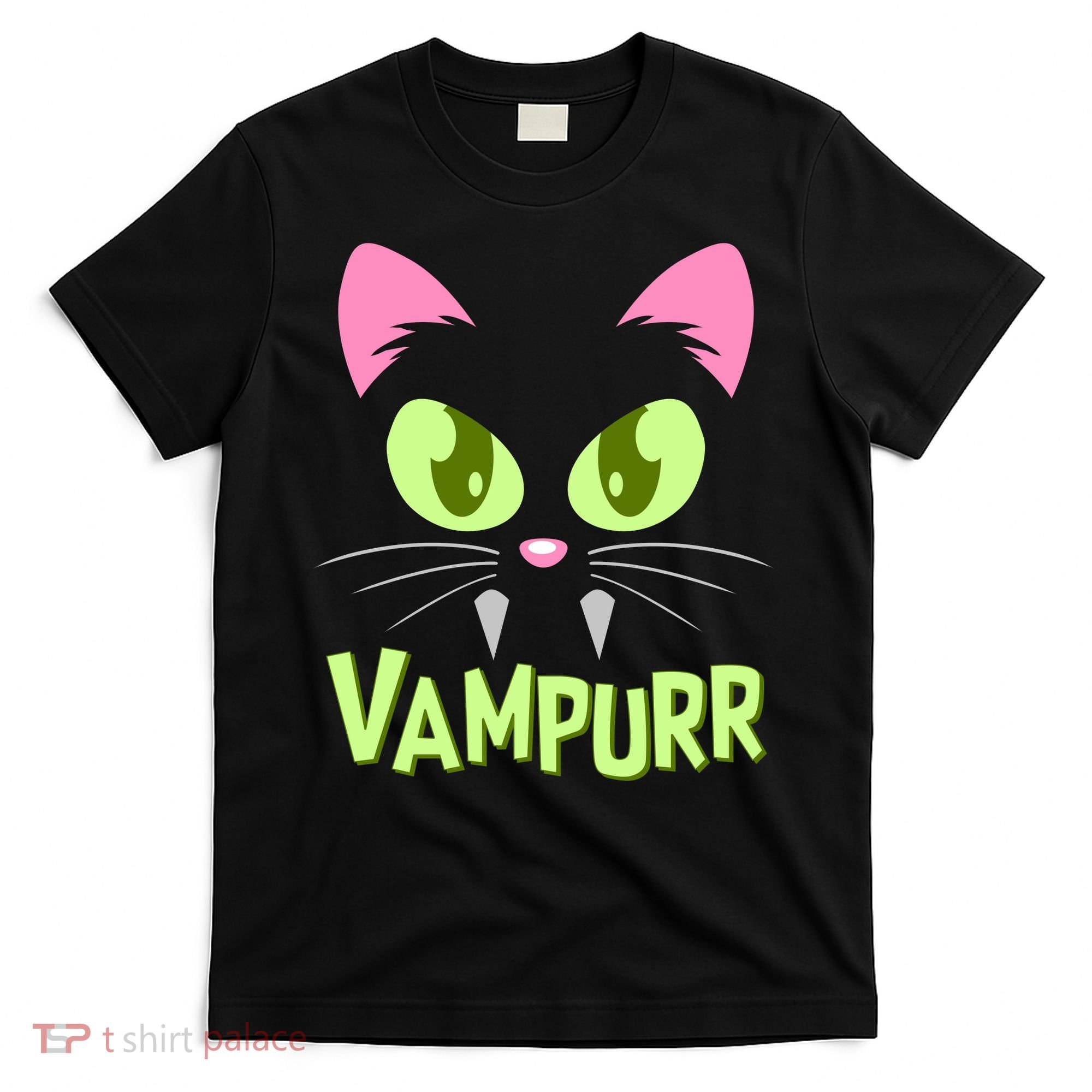 Halloween Vampurr Funny Cat T-Shirt