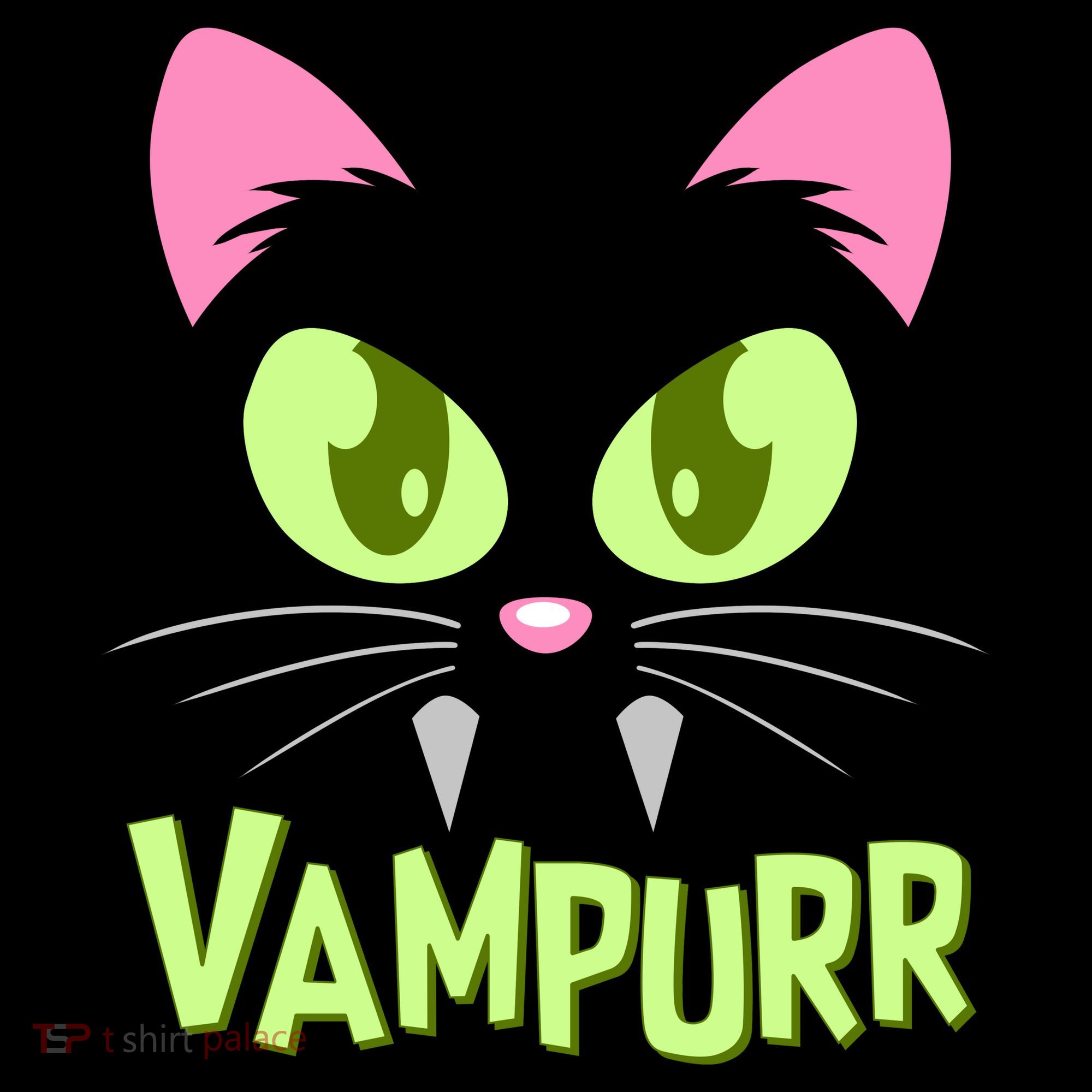 Halloween Vampurr Funny Cat T-Shirt