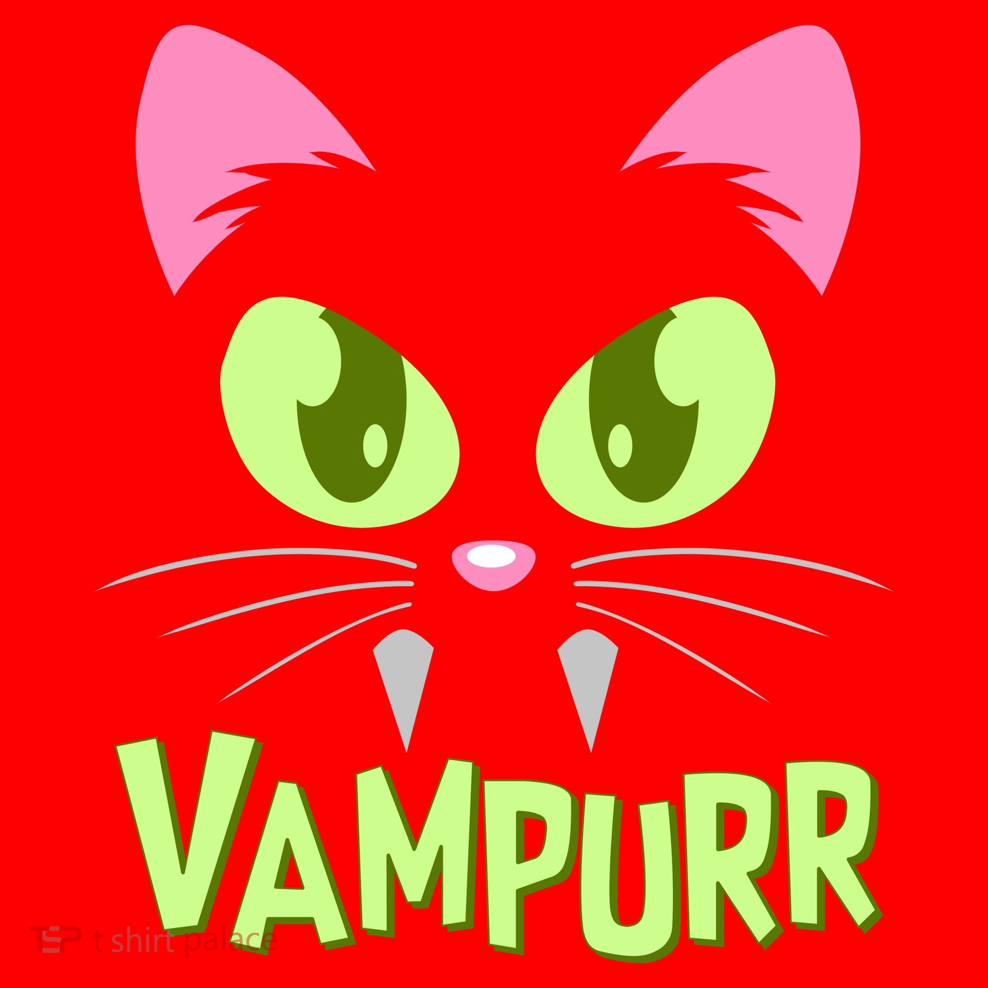 Halloween Vampurr Funny Cat Santa Hat
