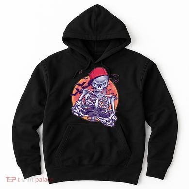 Halloween Video Gamer Skeleton Hoodie