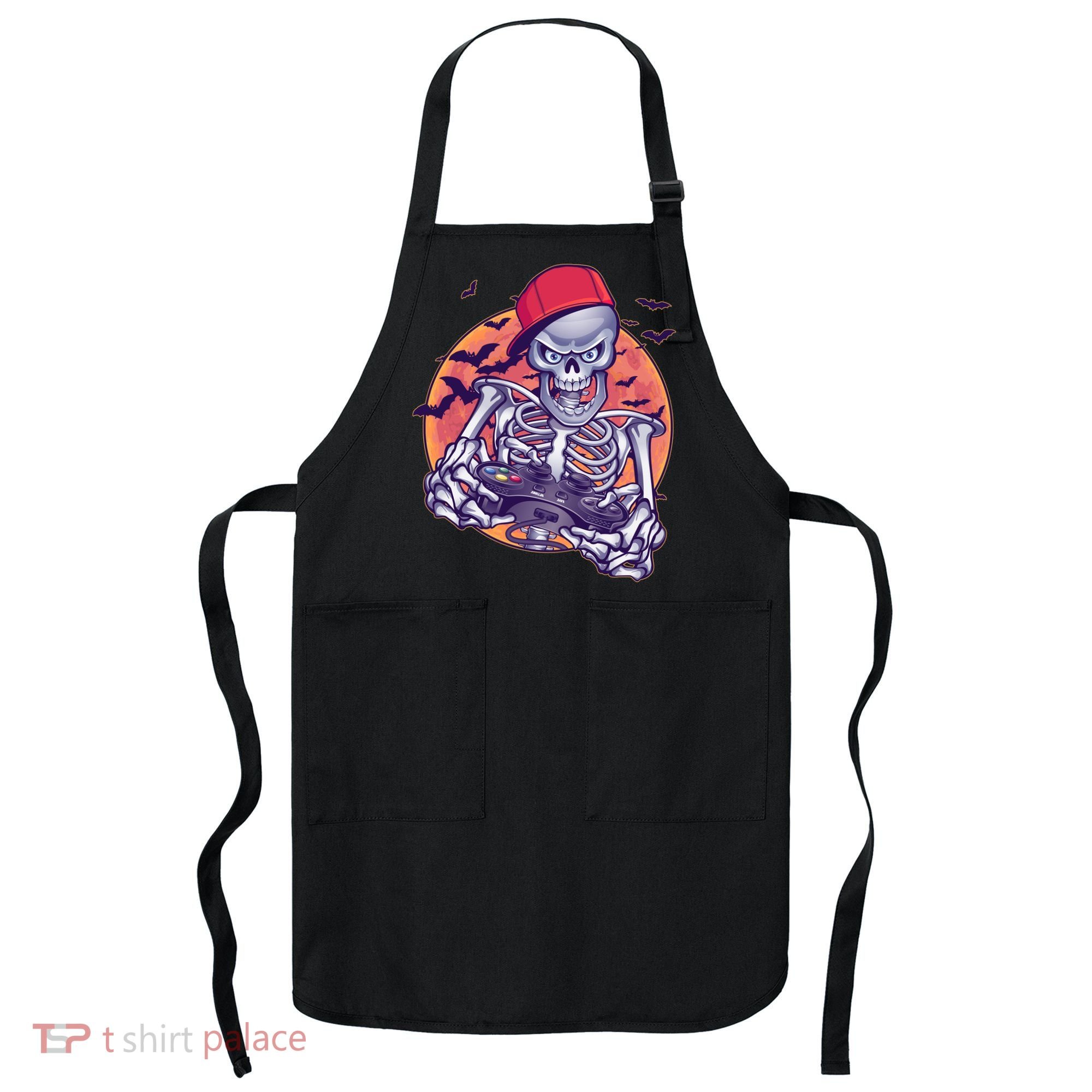 Halloween Video Gamer Skeleton Apron