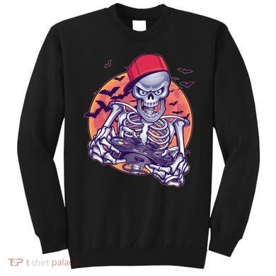 Halloween Video Gamer Skeleton Sweatshirt