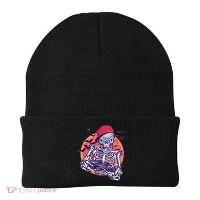 Halloween Video Gamer Skeleton Beanie