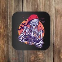 Halloween Video Gamer Skeleton Coaster thumb 0