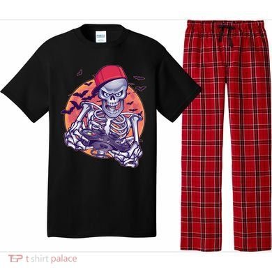 Halloween Video Gamer Skeleton Pajama Set