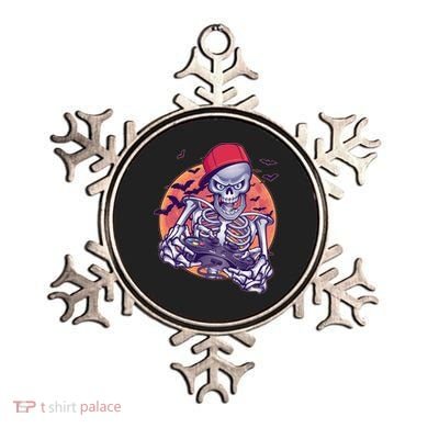 Halloween Video Gamer Skeleton Ornament