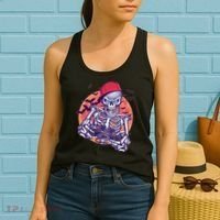 Halloween Video Gamer Skeleton Women's Tank Top thumb 2