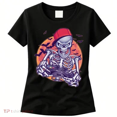 Halloween Video Gamer Skeleton Women's T-Shirt