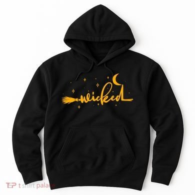Halloween Wicked Witch Broom Hoodie