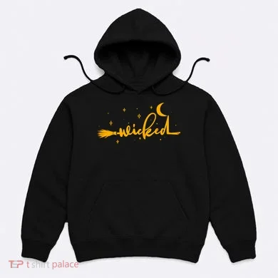 Halloween Wicked Witch Broom Hoodie