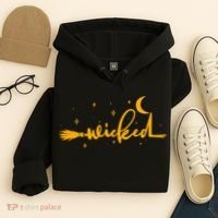 Halloween Wicked Witch Broom Hoodie thumb 4