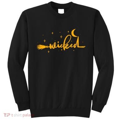 Halloween Wicked Witch Broom Sweatshirt