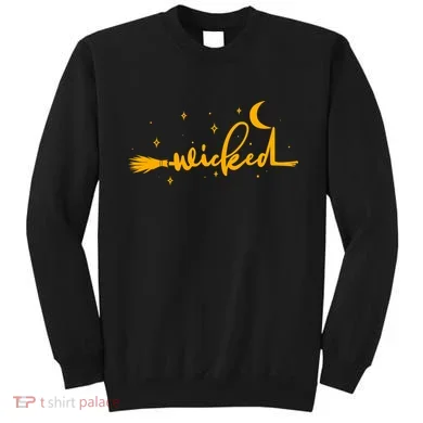 Halloween Wicked Witch Broom Sweatshirt