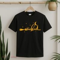 Halloween Wicked Witch Broom T-Shirt thumb 2