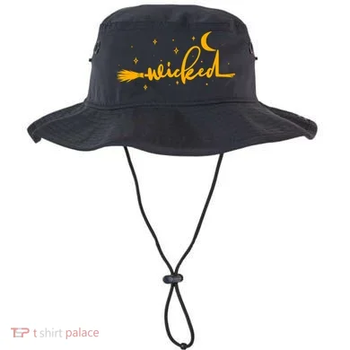Halloween Wicked Witch Broom Bucket Hat