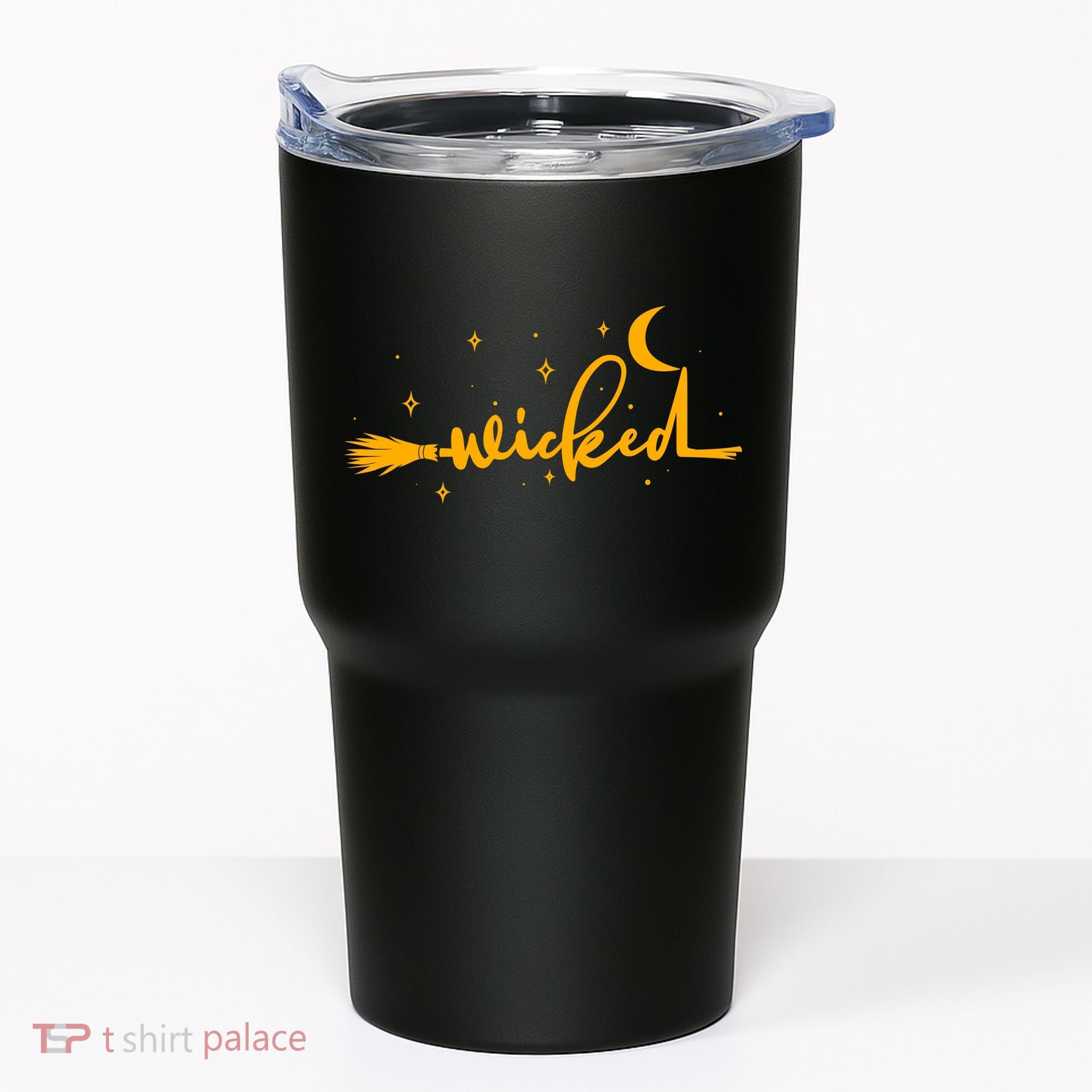 Halloween Wicked Witch Broom Tumbler