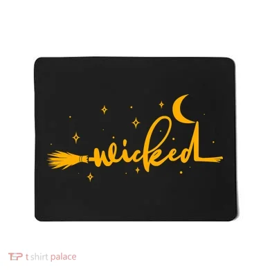 Halloween Wicked Witch Broom Mousepad