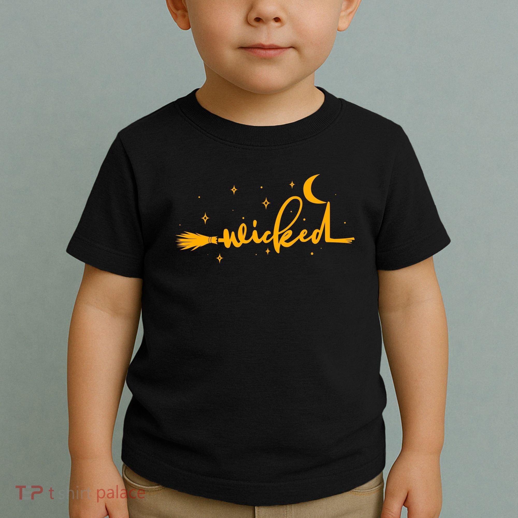 Halloween Wicked Witch Broom Toddler T-Shirt