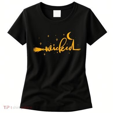 Halloween Wicked Witch Broom Women's T-Shirt