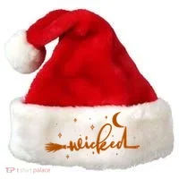 Halloween Wicked Witch Broom Santa Hat thumb 0