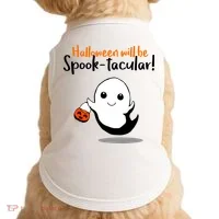 Halloween Will Be Spook-Tacular Doggie Tank thumb 0