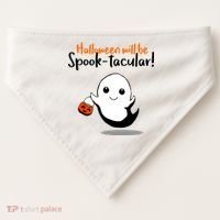 Halloween Will Be Spook-Tacular USA-Made Doggie Bandana thumb 0