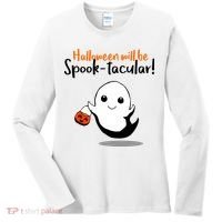 Halloween Will Be Spook-Tacular Women's Long Sleeve Shirt thumb 0