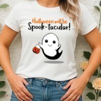 Halloween Will Be Spook-Tacular Women's T-Shirt thumb 2