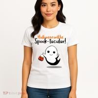 Halloween Will Be Spook-Tacular Women's T-Shirt thumb 4