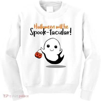 Halloween Will Be Spook-Tacular Kids Sweatshirt
