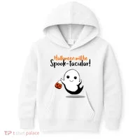 Halloween Will Be Spook-Tacular Kids Hoodie thumb 0