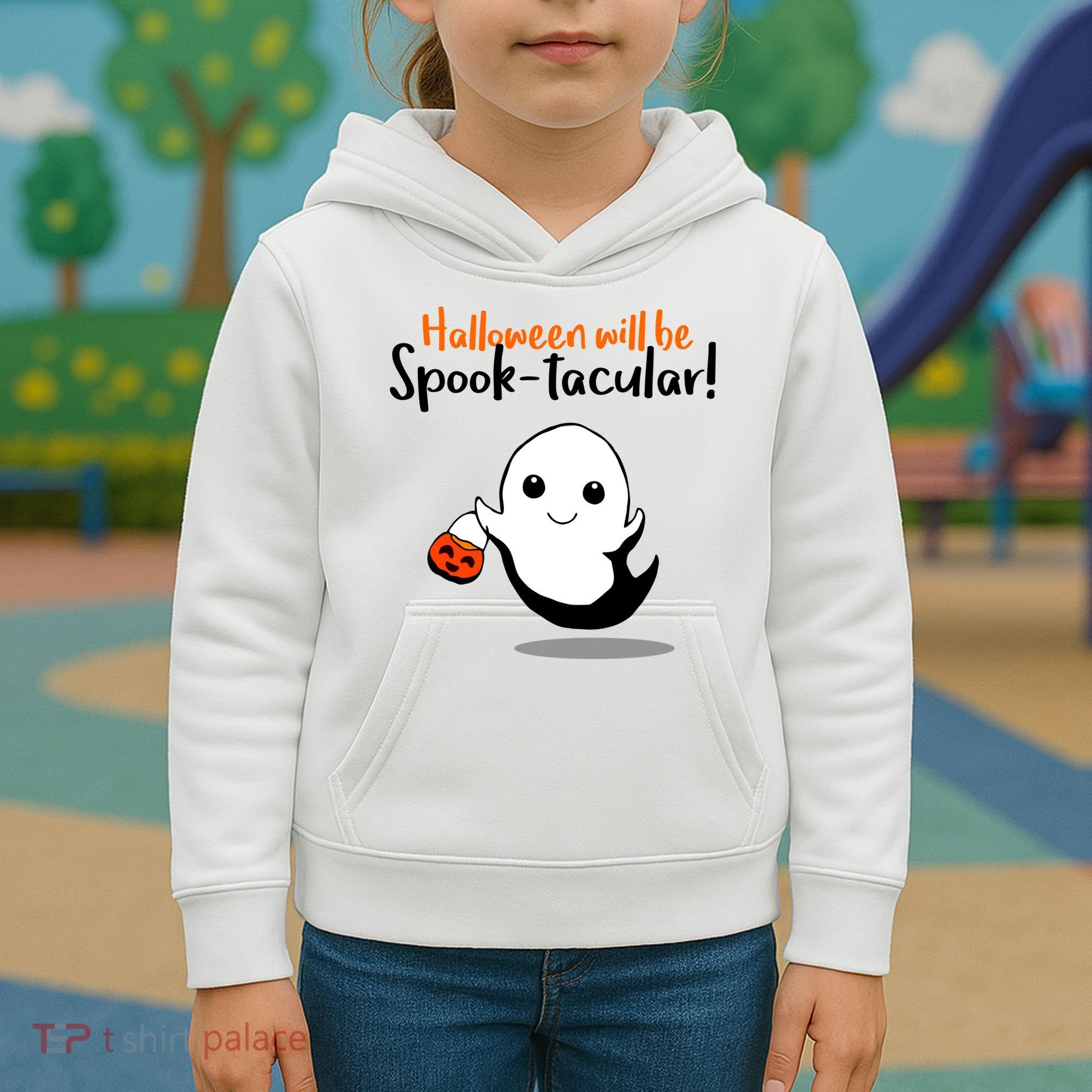 Halloween Will Be Spook-Tacular Kids Hoodie