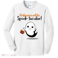 Halloween Will Be Spook-Tacular Kids Long Sleeve Shirt thumb 0
