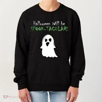 Halloween Will Be Spooktacular Ghost Women's Sweatshirt thumb 0