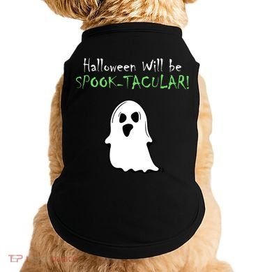 Halloween Will Be Spooktacular Ghost Doggie Tank