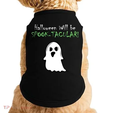 Halloween Will Be Spooktacular Ghost Doggie Tank