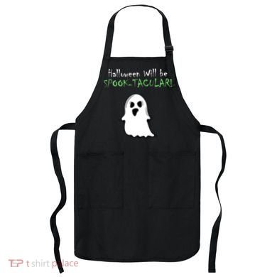 Halloween Will Be Spooktacular Ghost Apron