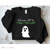 Halloween Will Be Spooktacular Ghost Sweatshirt thumb 2
