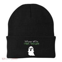 Halloween Will Be Spooktacular Ghost Beanie thumb 0