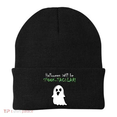 Halloween Will Be Spooktacular Ghost Beanie