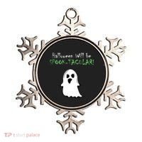 Halloween Will Be Spooktacular Ghost Ornament thumb 0