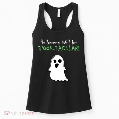 Halloween Will Be Spooktacular Ghost Women's Tank Top