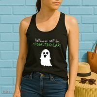 Halloween Will Be Spooktacular Ghost Women's Tank Top thumb 2